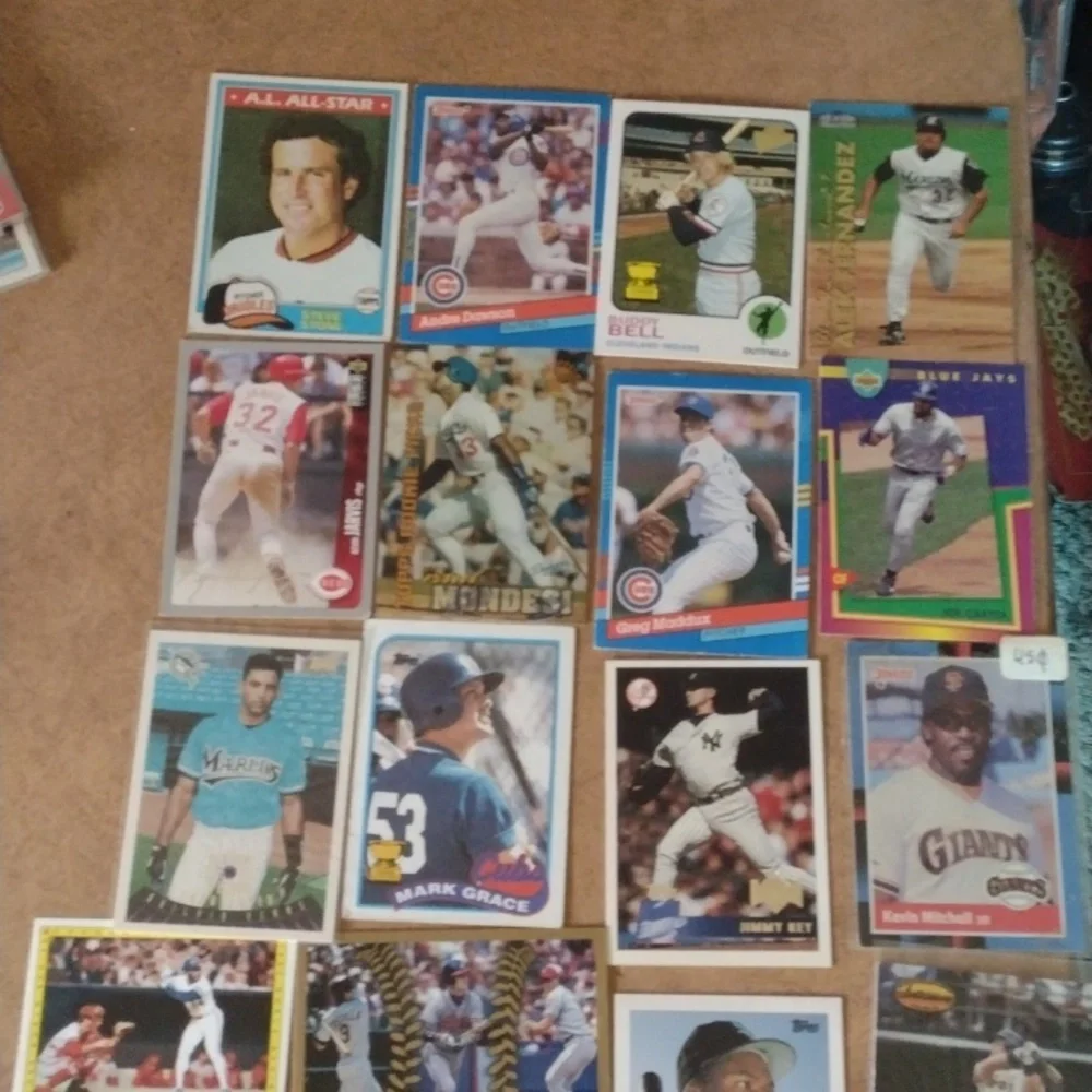 Assorted Baseball Trading Cards